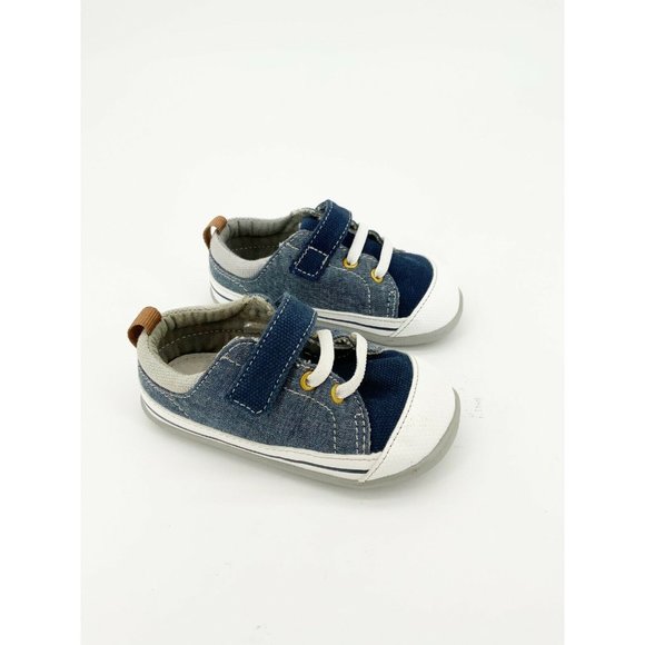 See Kai Run Stevie II Toddler Shoe Chambray Blue - Picture 5 of 6